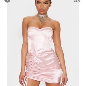 Pretty little thing satin dress in size 8